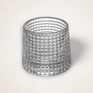 verre à whisky à carreaux