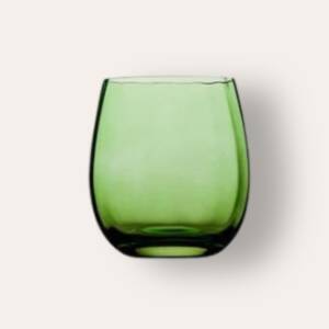 verre vert à whisky de très bonne qualité