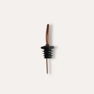 Lot De 2 Becs Verseurs En Acier Inoxydable - Coniques Pour Vin, Huile D'Olive, Vinaigre Avec Bouchons