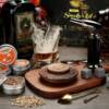Kit Fumoir électrique Pour Cocktails Et Whisky - 6 Saveurs De Copeaux De Bois (chêne, Pomme...), Rechargeable USB - Cadeau Pour Amateur De Spiritueux - 8