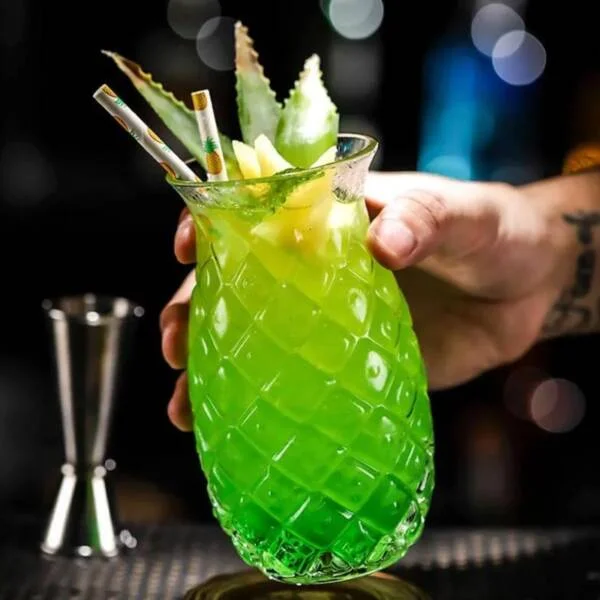 verre a cocktail ananas résistant et durable