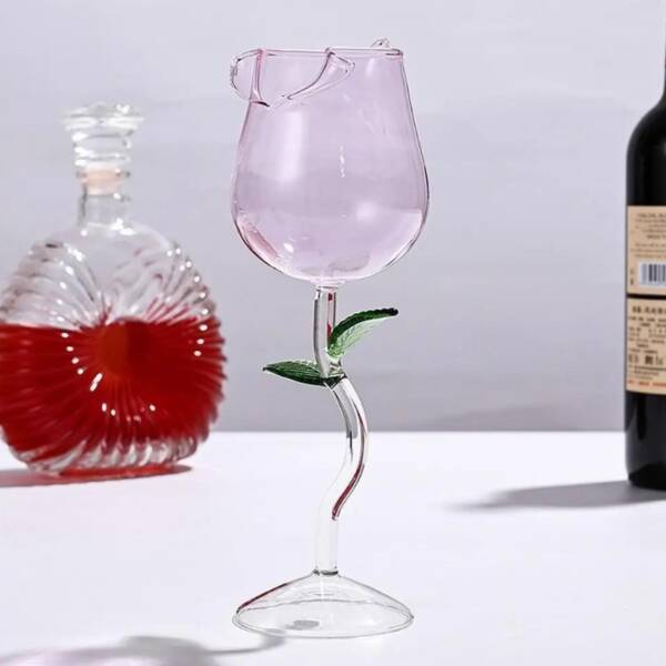 Verre a cocktail en forme de fleur résistant et durable