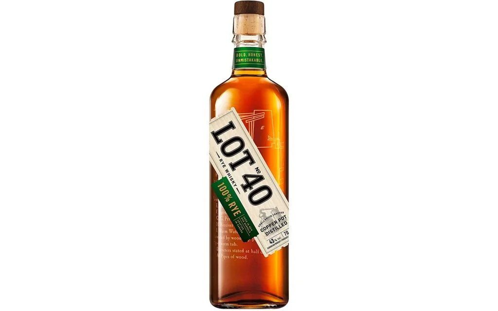bouteille de whisky canadien lot 40 rye