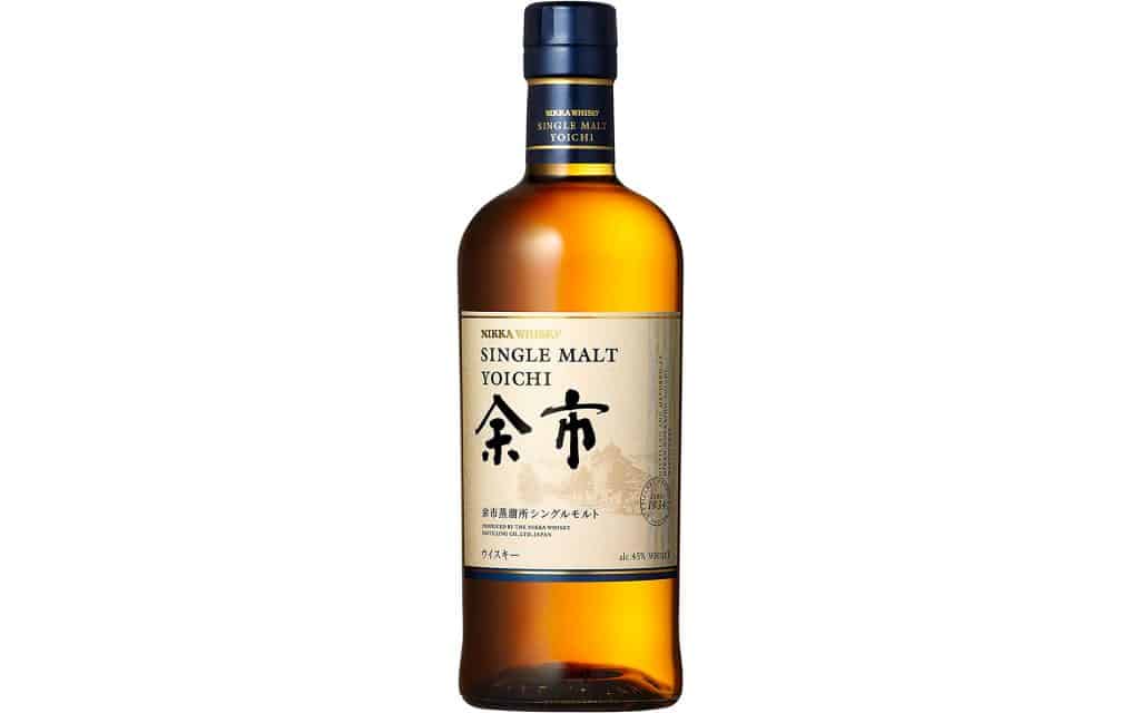 bouteille de whisky japonais tourbé nikka yoichi