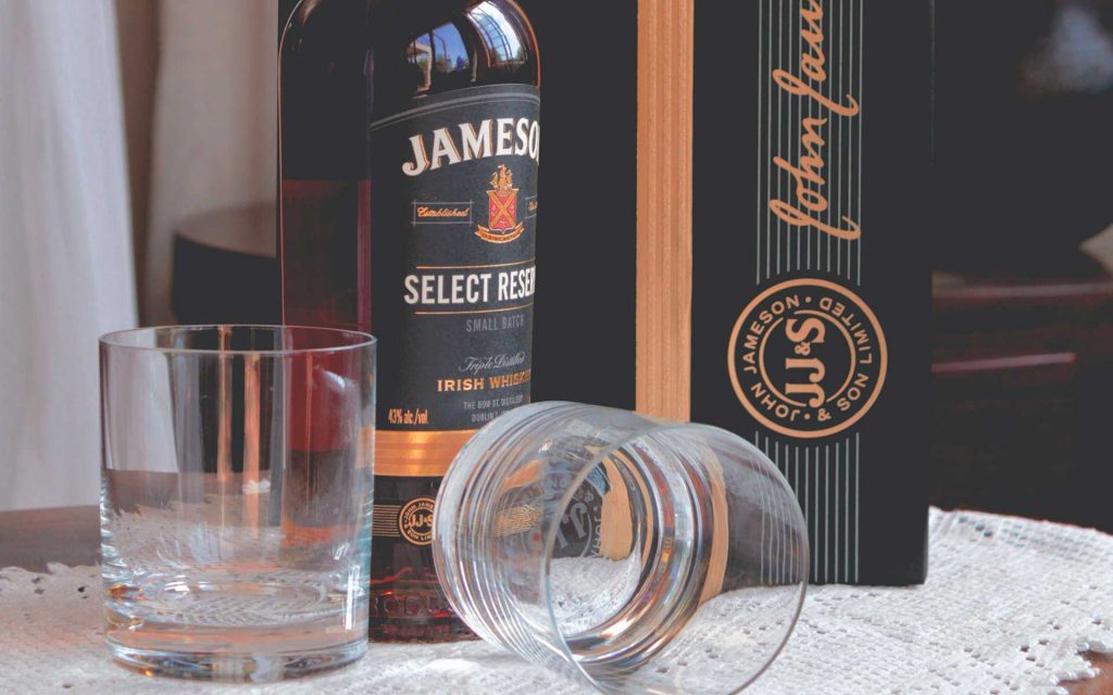 coffret whisky Jameson avec verres