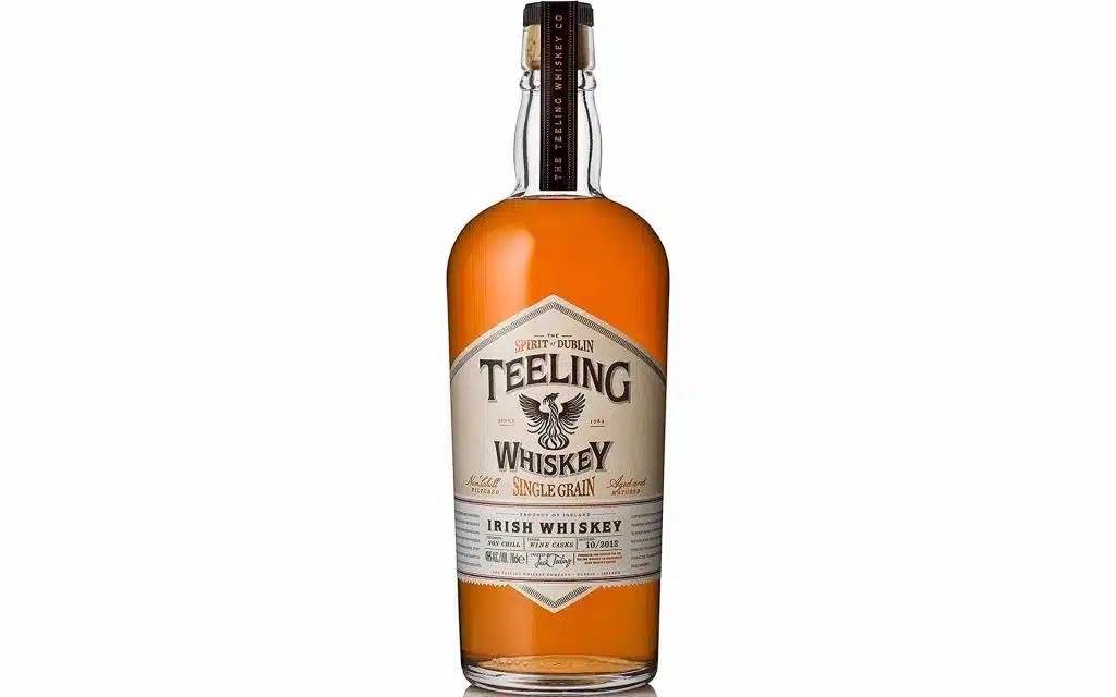 bouteille de whisky irlandais teeling single grain