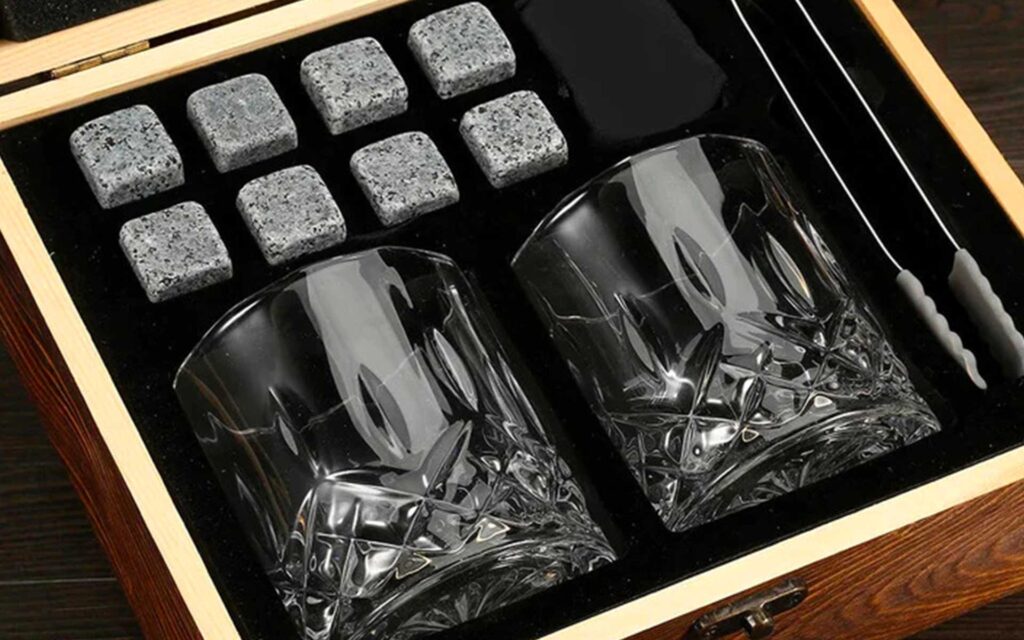 Coffret cadeau - Verres et pierres à whisky