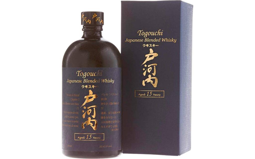 bouteille de whisky togouchi 15 ans d'âge