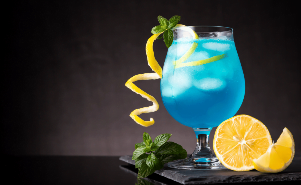 cocktail blue lagoon