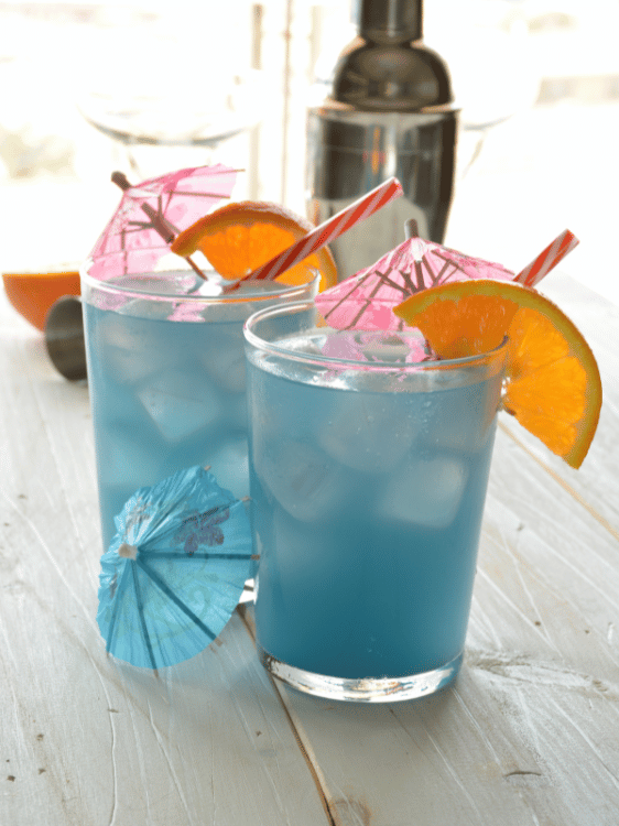 cocktail blue lagoon