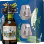 Coffret Presidente Marti Anejo Rhum + 2 verres