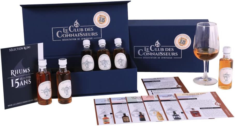 Coffret dégustation Rhums 15 ans