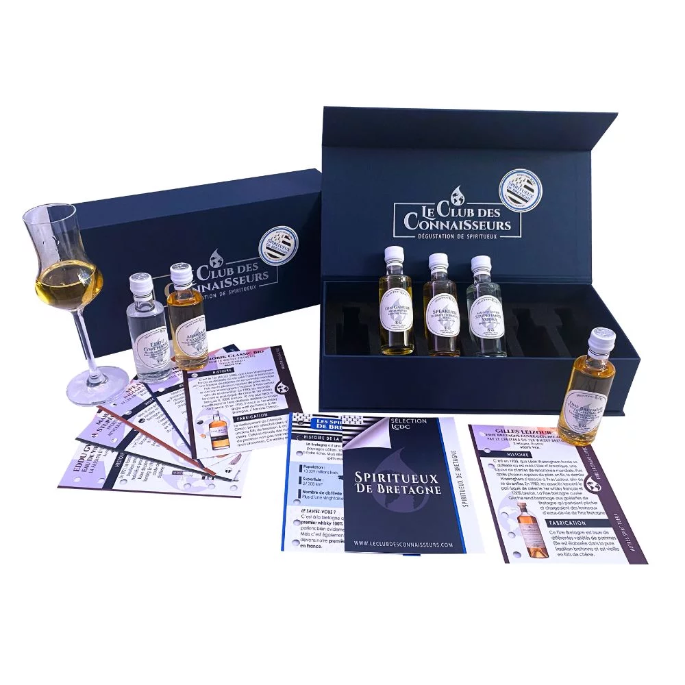 Coffret vodka et spiritueux Bretons