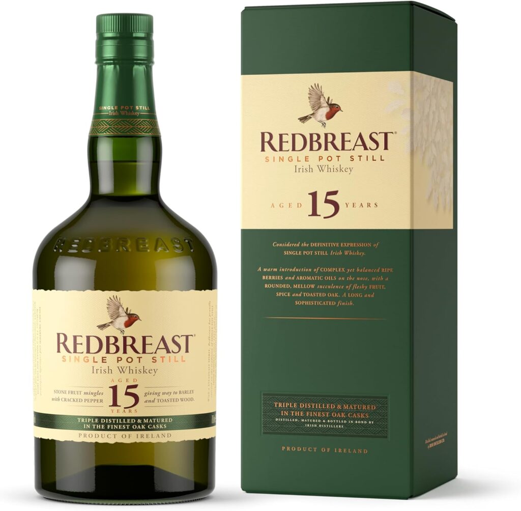 REDBREAST 15 Years Old Single Pot Still